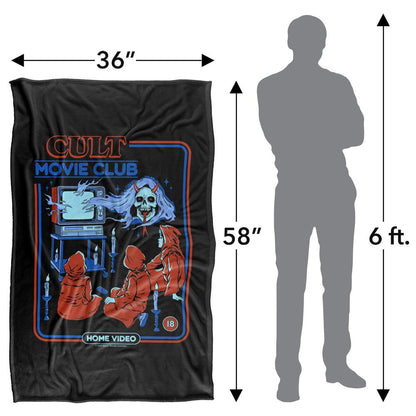 Multicoloured Print - Pack Shot - Steven Rhodes Cult Movie Club Soft Touch Blanket
