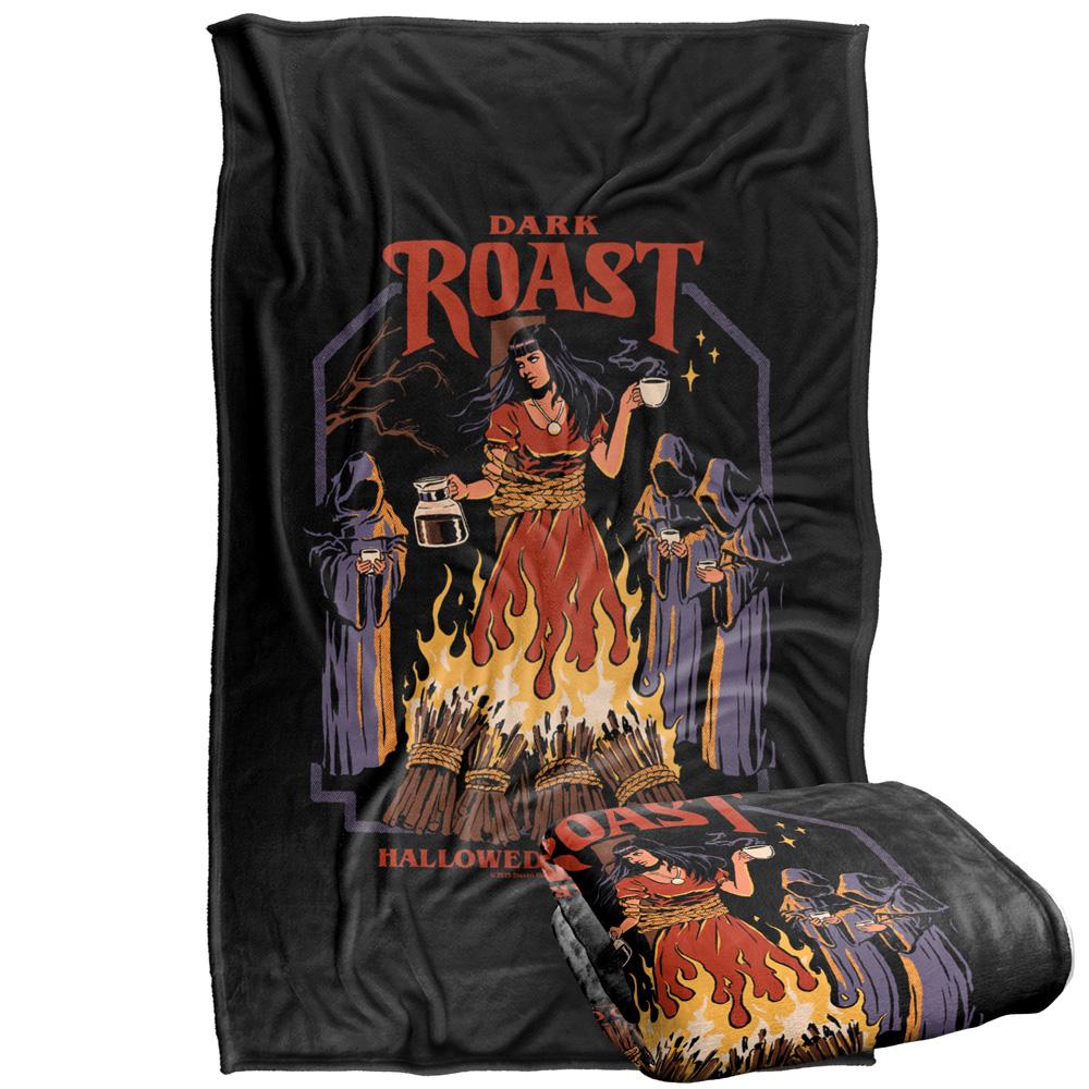 Multicoloured Print - Front - Steven Rhodes Dark Roast Soft Touch Blanket