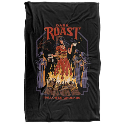 Multicoloured Print - Back - Steven Rhodes Dark Roast Soft Touch Blanket