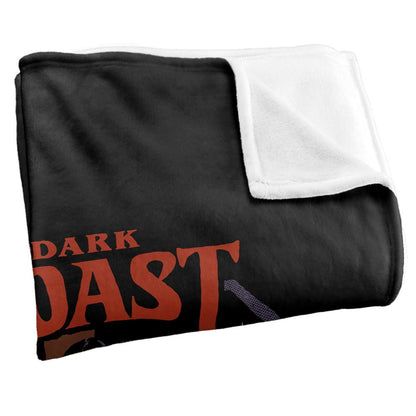 Multicoloured Print - Side - Steven Rhodes Dark Roast Soft Touch Blanket