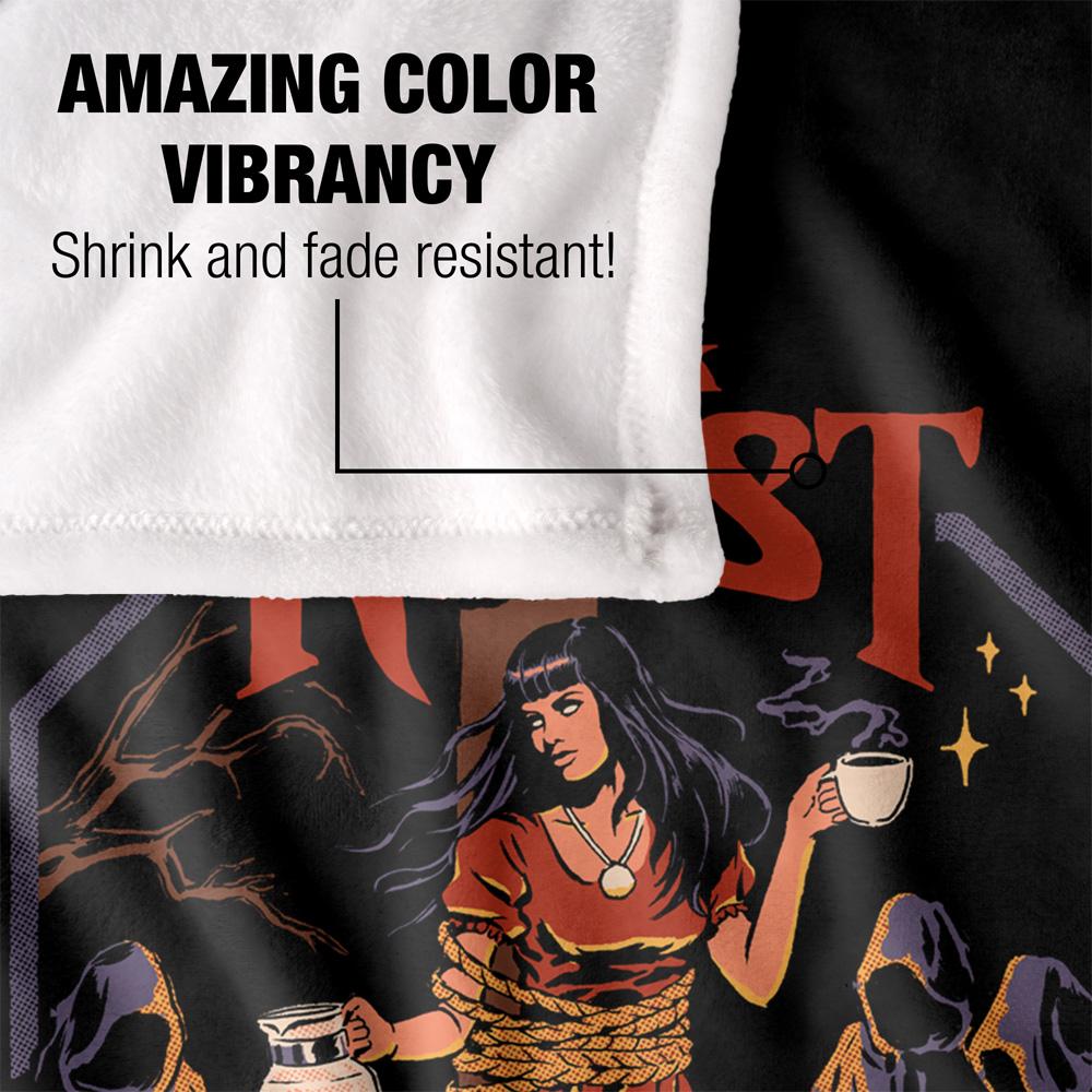Multicoloured Print - Lifestyle - Steven Rhodes Dark Roast Soft Touch Blanket