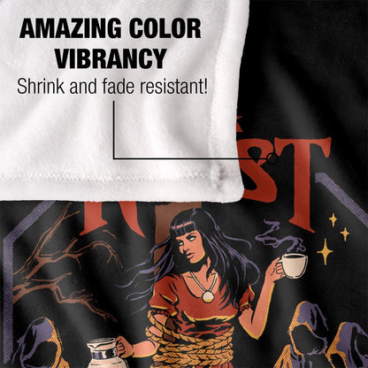 Multicoloured Print - Lifestyle - Steven Rhodes Dark Roast Soft Touch Blanket