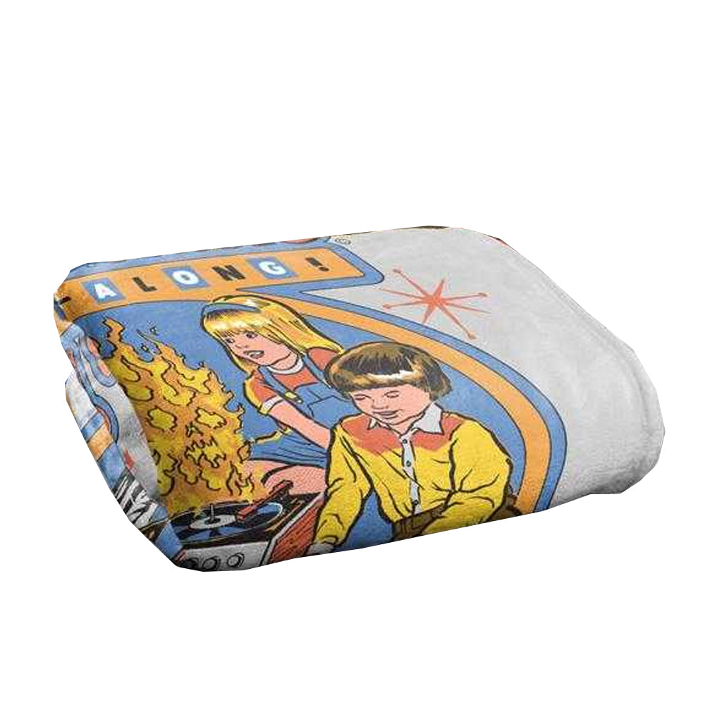 Multicoloured - Back - Steven Rhodes Devils Music Singalong Soft Touch Blanket