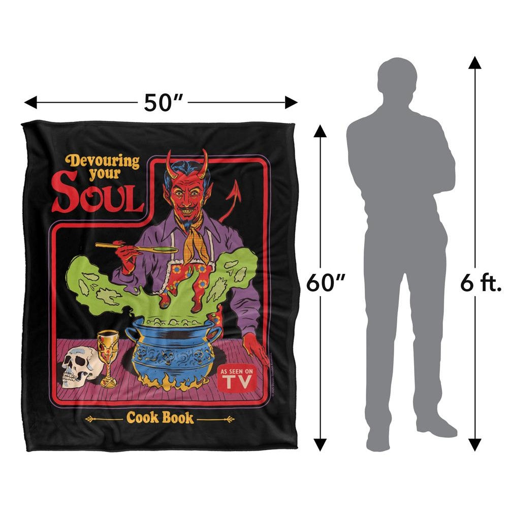 Multicoloured - Lifestyle - Steven Rhodes Devouring Your Soul Soft Touch Blanket