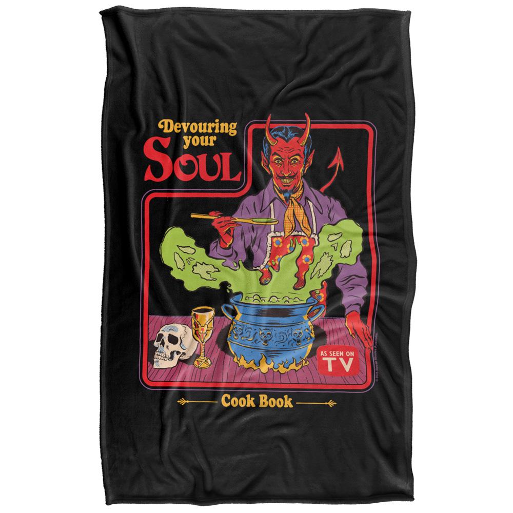 Multicoloured Print - Back - Steven Rhodes Devouring Your Soul Soft Touch Blanket