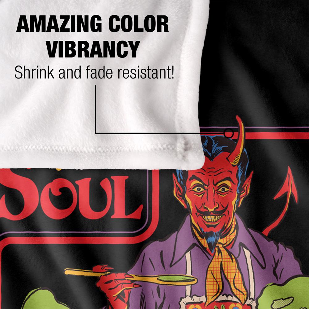 Multicoloured Print - Lifestyle - Steven Rhodes Devouring Your Soul Soft Touch Blanket