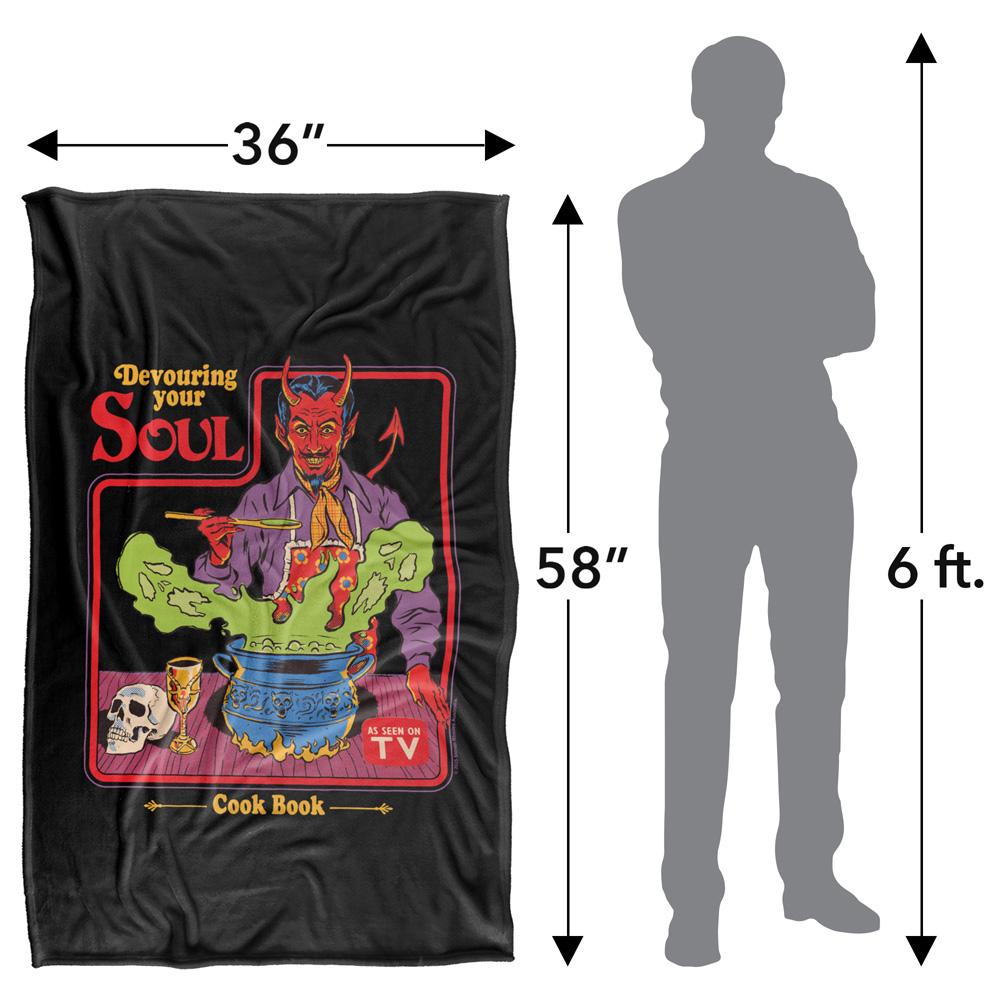 Multicoloured Print - Pack Shot - Steven Rhodes Devouring Your Soul Soft Touch Blanket