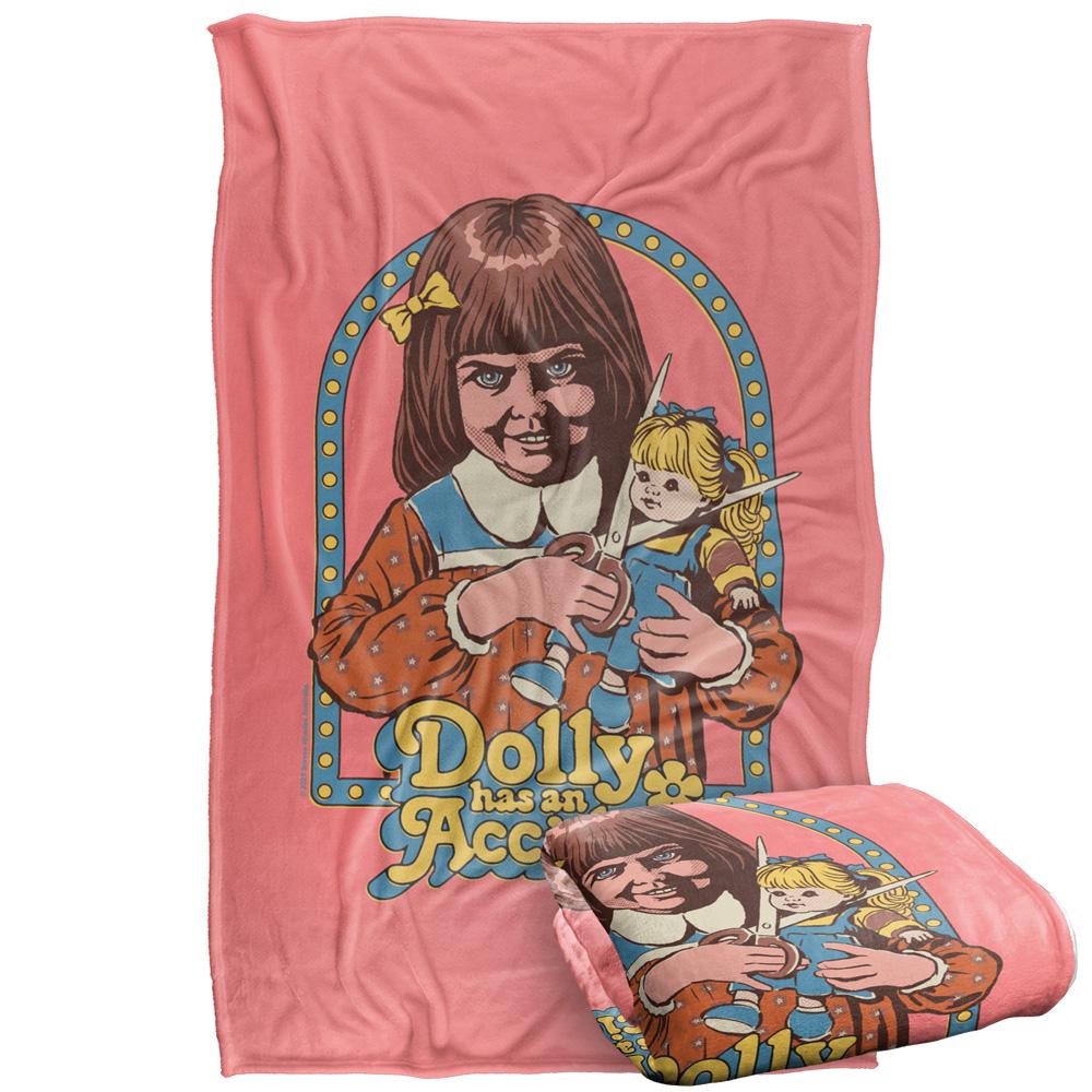 Multicoloured Print - Front - Steven Rhodes Dolly Has An Accident Soft Touch Blanket