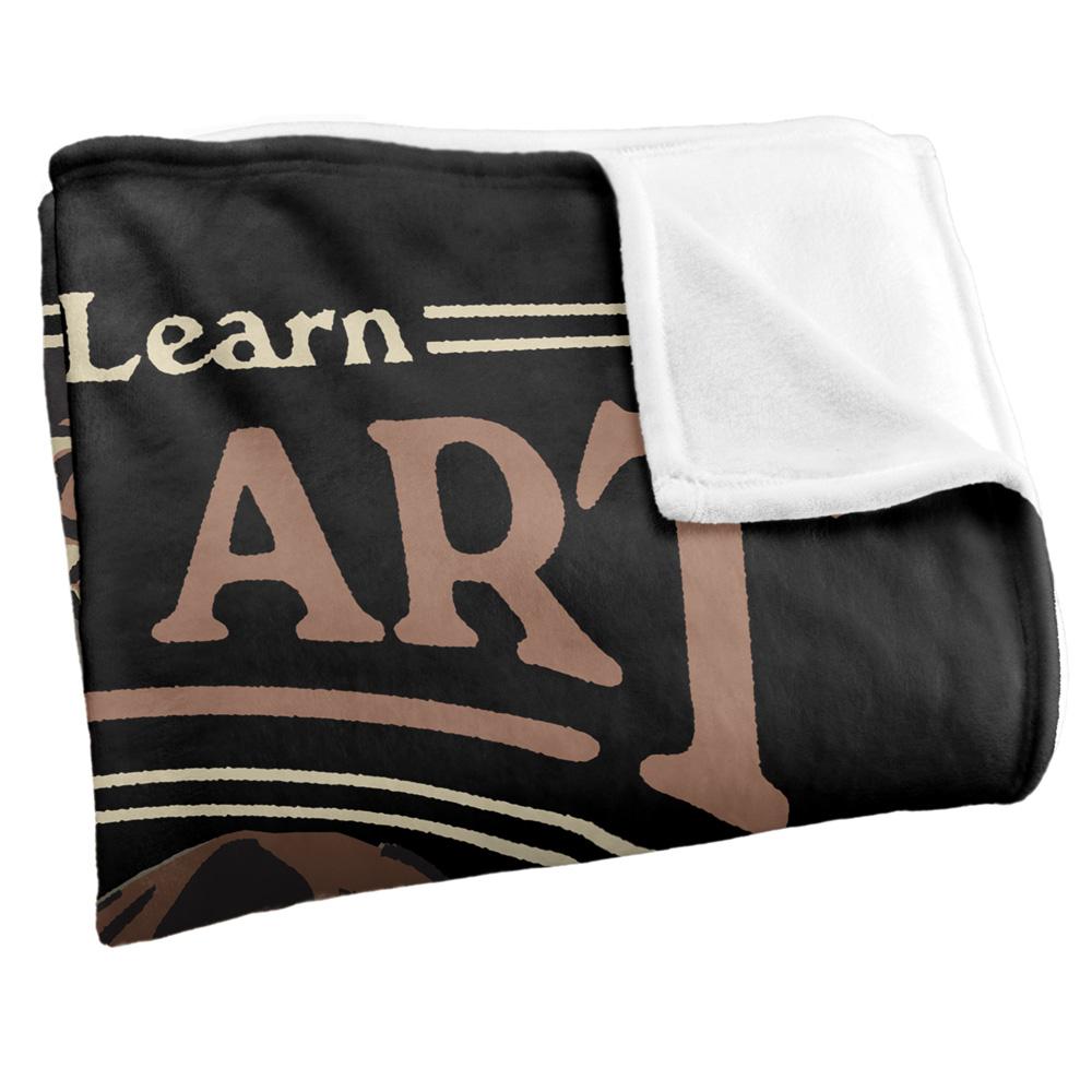 Multicoloured - Side - Steven Rhodes Latte Art Soft Touch Blanket