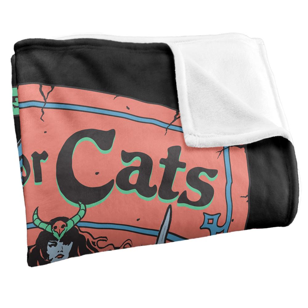 Multicoloured - Side - Steven Rhodes Quest For Cats Soft Touch Blanket