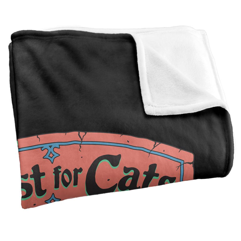 Multicoloured Print - Side - Steven Rhodes Quest For Cats Soft Touch Blanket
