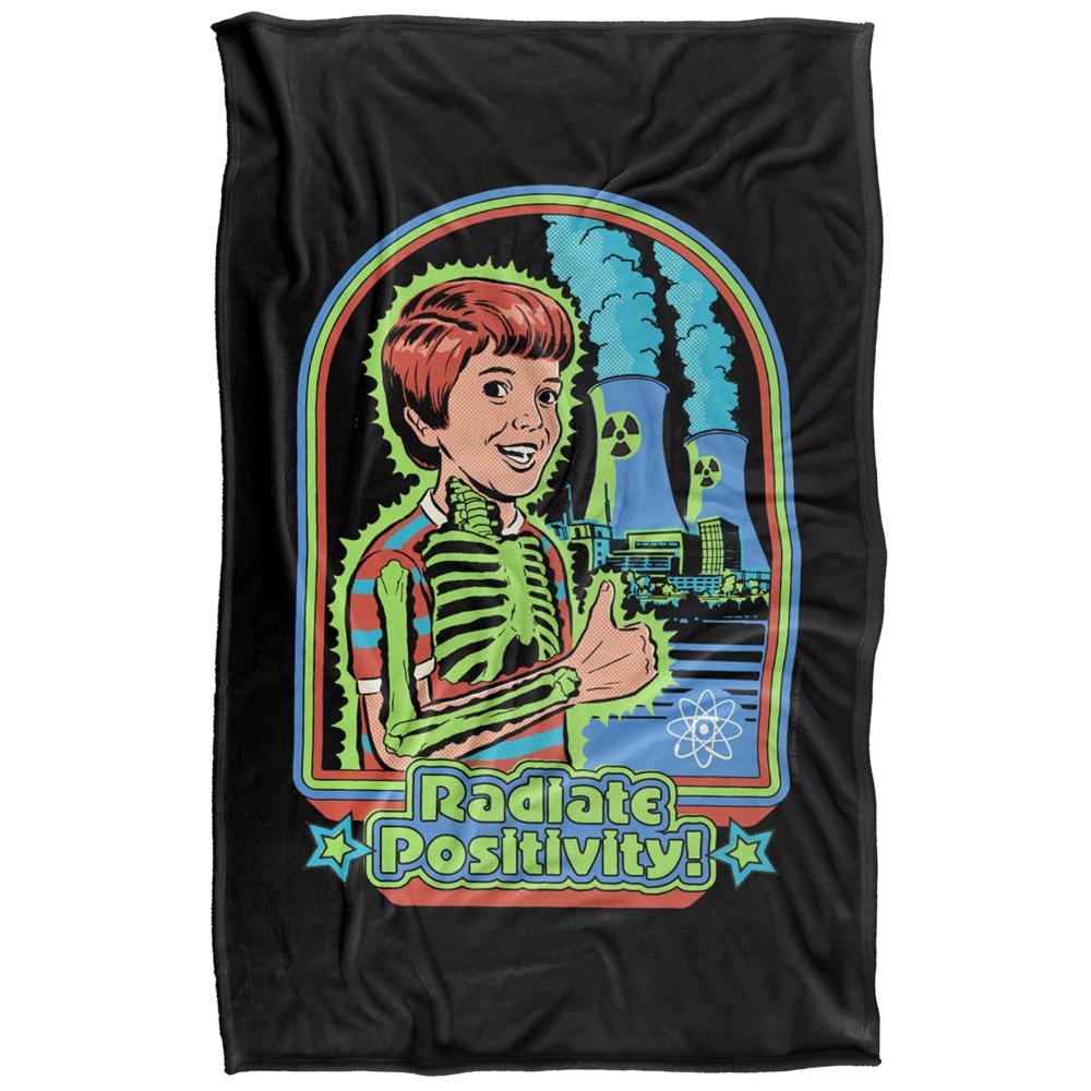 Multicoloured - Front - Steven Rhodes Radiate Positivity Soft Touch Blanket