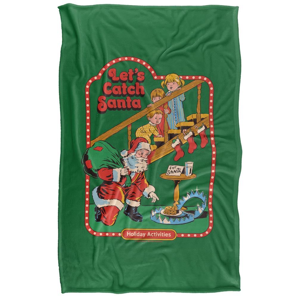 Multicoloured - Front - Steven Rhodes Let´s Catch Santa Soft Touch Blanket