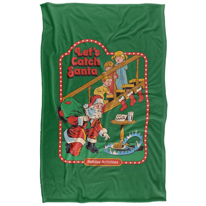Multicoloured - Front - Steven Rhodes Let´s Catch Santa Soft Touch Blanket