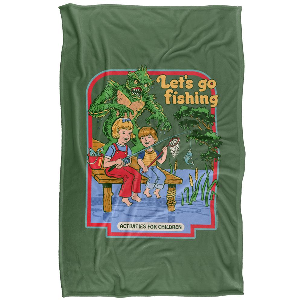 Multicoloured - Front - Steven Rhodes Let´s Go Fishing Soft Touch Blanket