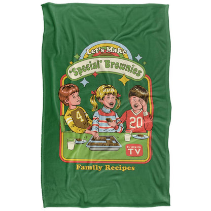 Multicoloured - Front - Steven Rhodes Let´s Make Brownies Soft Touch Blanket