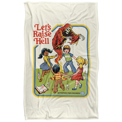 Multicoloured - Front - Steven Rhodes Lets Raise Hell Soft Touch Blanket