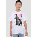 White - Lifestyle - Star Wars Childrens-Kids Merry Christmas Droids T-Shirt