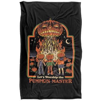 Black-Multicoloured - Side - Steven Rhodes Pumpkin Master Soft Touch Blanket