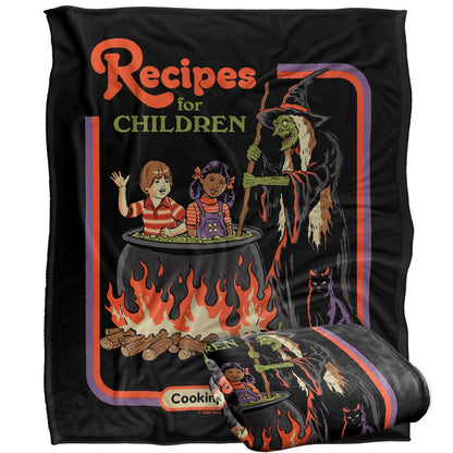 Black-Multicoloured - Back - Steven Rhodes Recipes For Children Soft Touch Blanket