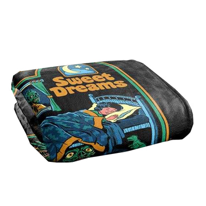 Multicoloured - Side - Steven Rhodes Sweet Dreams Soft Touch Blanket