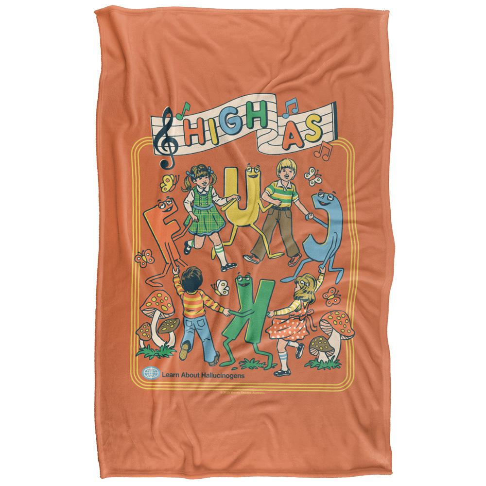 Multicoloured - Front - Steven Rhodes High As Soft Touch Blanket