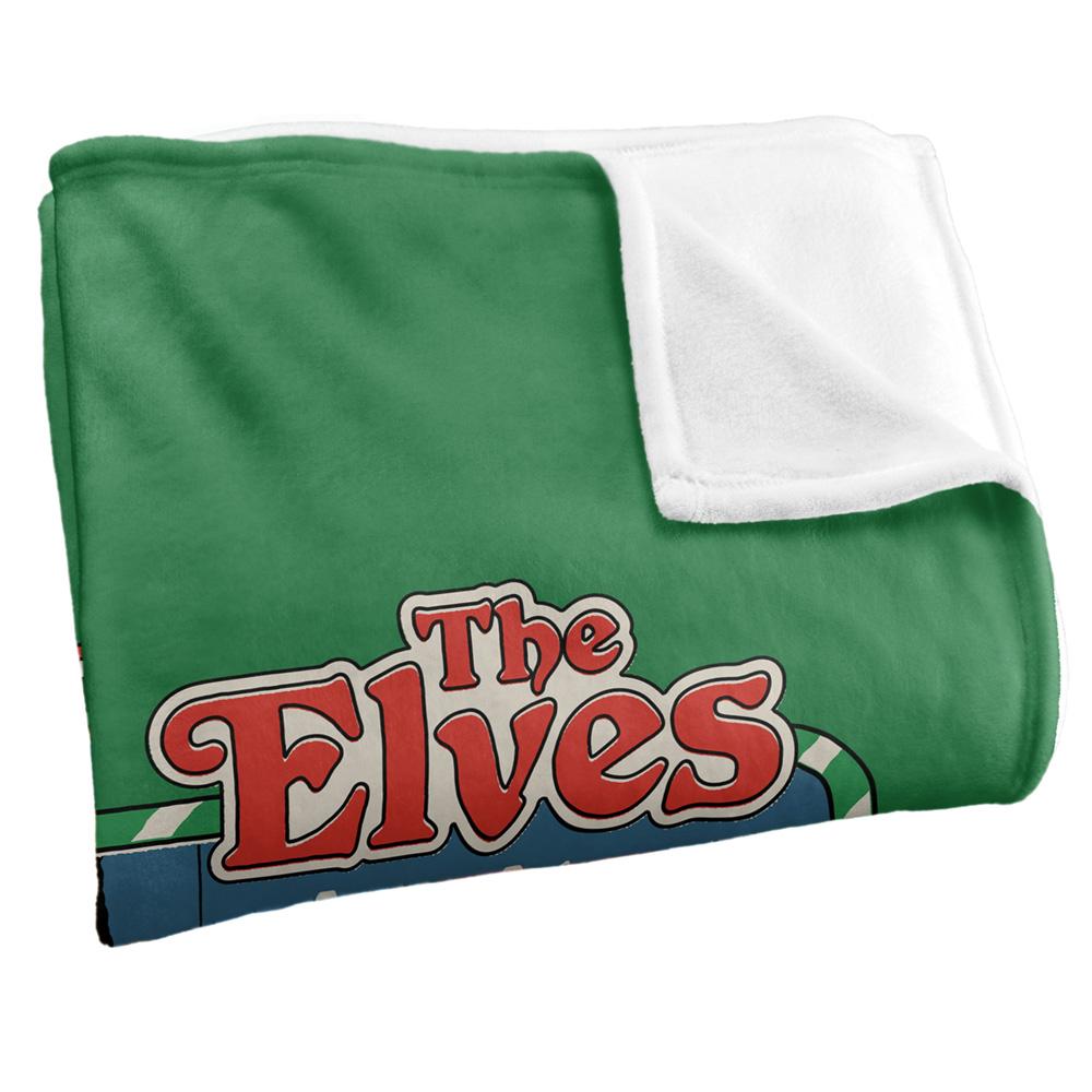 Multicoloured - Side - Steven Rhodes The Elves Are Always Watching Soft Touch Blanket