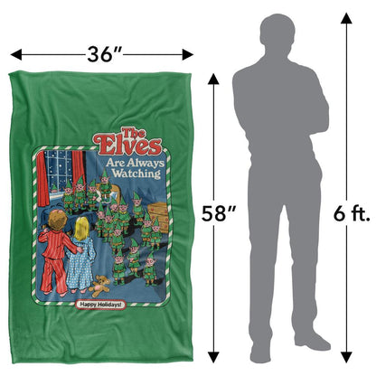 Multicoloured - Lifestyle - Steven Rhodes The Elves Are Always Watching Soft Touch Blanket