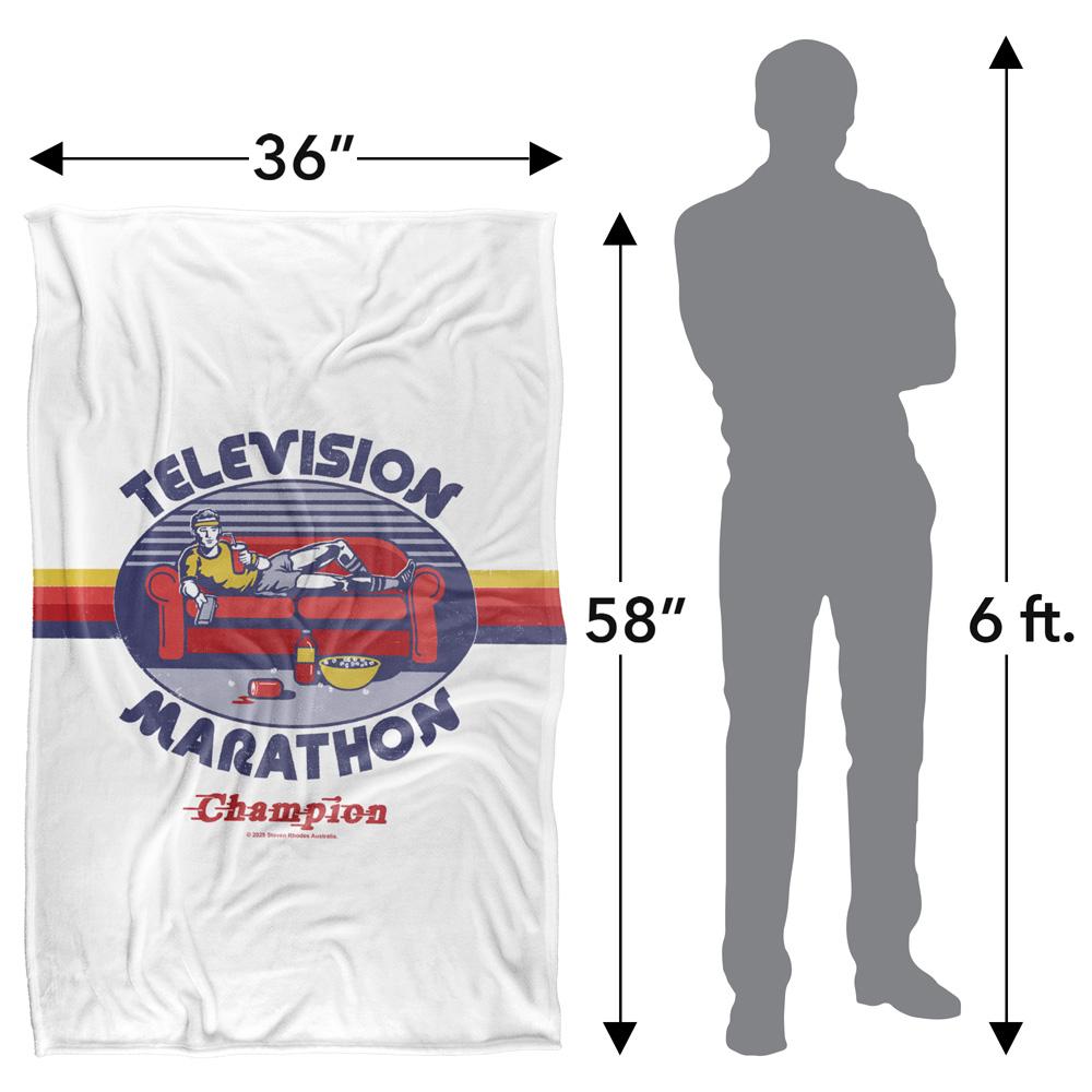 Multicoloured - Lifestyle - Steven Rhodes Television Marathon Champion Soft Touch Blanket