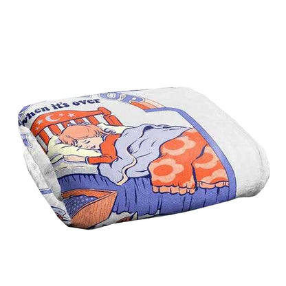 Multicoloured - Back - Steven Rhodes Wake Me Up Soft Touch Blanket