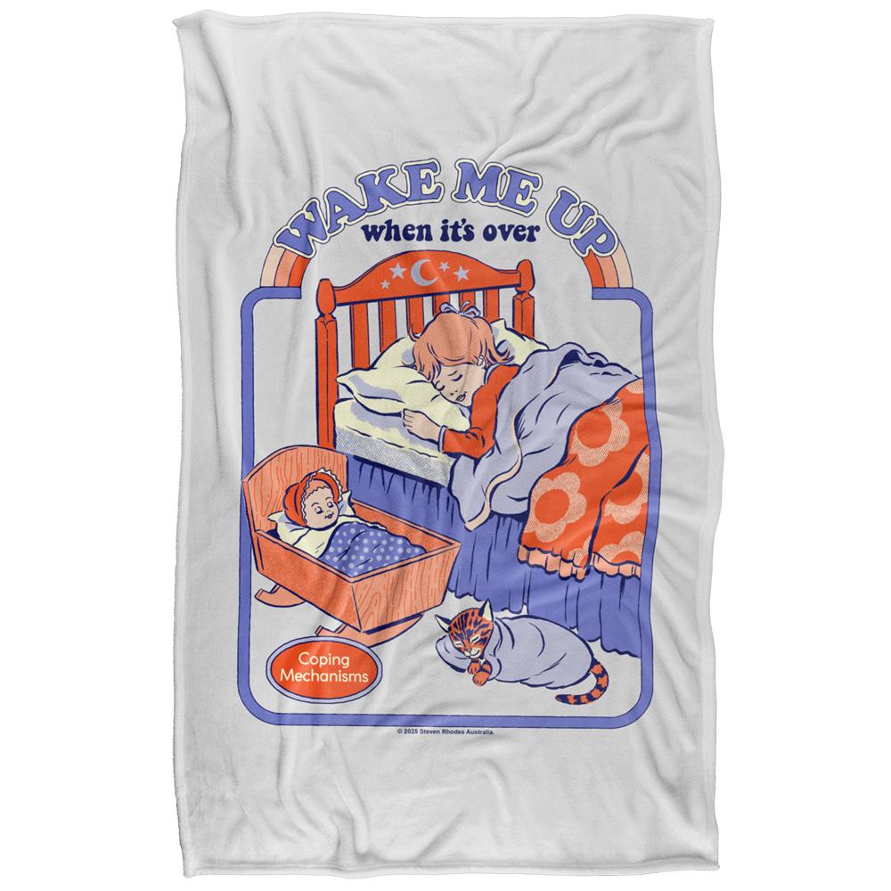Multicoloured - Front - Steven Rhodes Wake Me Up Soft Touch Blanket