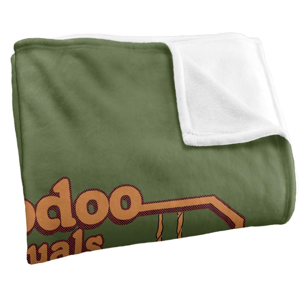 Green-Multicoloured - Side - Steven Rhodes Voodoo Rituals Soft Touch Blanket