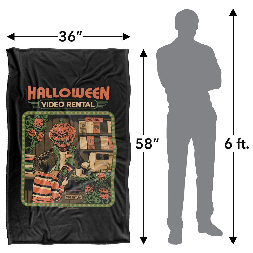 Black-Multicoloured - Lifestyle - Steven Rhodes Video Rentals Soft Touch Blanket