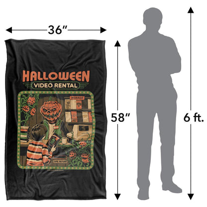 Black-Multicoloured - Lifestyle - Steven Rhodes Video Rentals Soft Touch Blanket