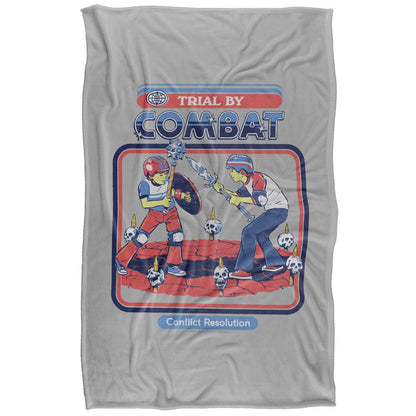 Grey-Multicoloured - Front - Steven Rhodes Trial By Combat Soft Touch Blanket