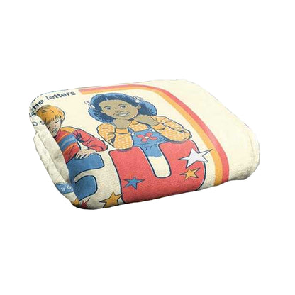 Beige-Multicoloured - Back - Steven Rhodes Today´s Problems Soft Touch Blanket