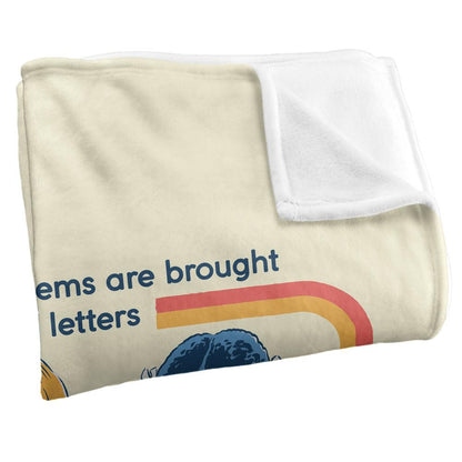 Beige-Multicoloured - Side - Steven Rhodes Today´s Problems Soft Touch Blanket