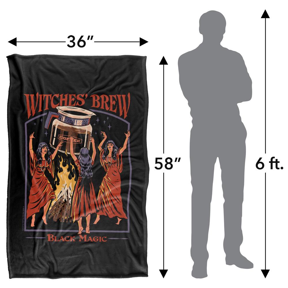 Black-Multicoloured - Lifestyle - Steven Rhodes Witche´s Brew Soft Touch Blanket