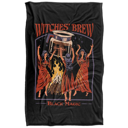 Black-Multicoloured - Front - Steven Rhodes Witche´s Brew Soft Touch Blanket