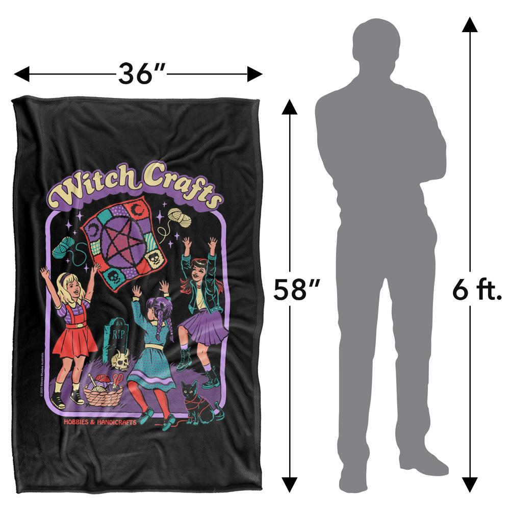 Black-Multicoloured - Lifestyle - Steven Rhodes Witch Crafts Soft Touch Blanket