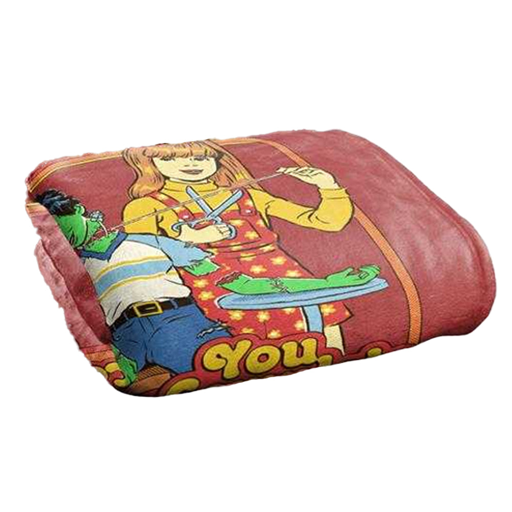 Multicoloured - Back - Steven Rhodes You Complete Me Soft Touch Blanket