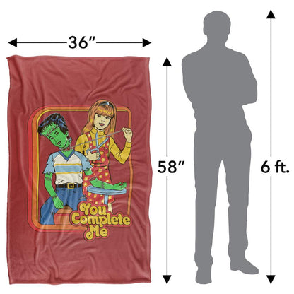 Multicoloured - Lifestyle - Steven Rhodes You Complete Me Soft Touch Blanket