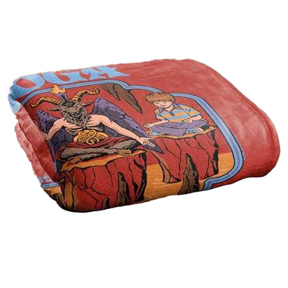 Multicoloured - Back - Steven Rhodes Yoga For Beginners Soft Touch Blanket
