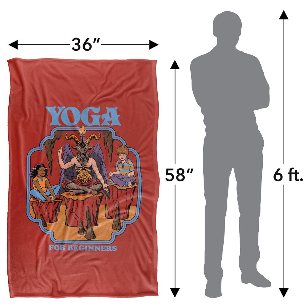Multicoloured - Lifestyle - Steven Rhodes Yoga For Beginners Soft Touch Blanket
