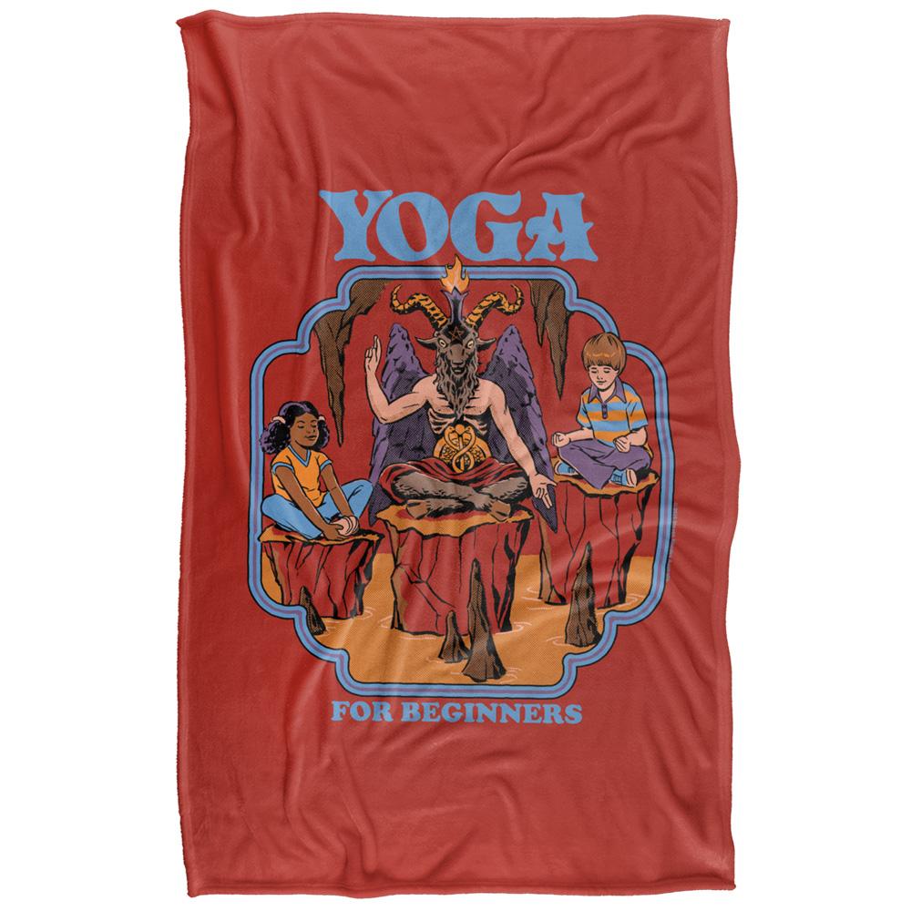 Multicoloured - Front - Steven Rhodes Yoga For Beginners Soft Touch Blanket