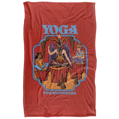 Multicoloured - Front - Steven Rhodes Yoga For Beginners Soft Touch Blanket