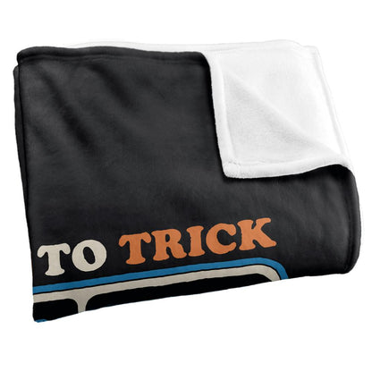 Black-Multicoloured - Side - Steven Rhodes Born To Trick Soft Touch Blanket