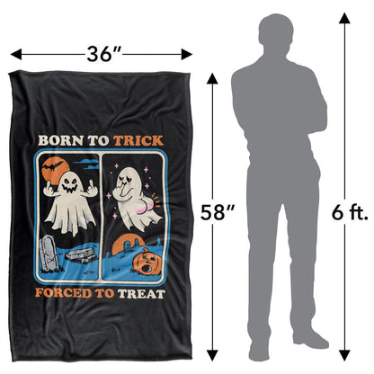 Black-Multicoloured - Lifestyle - Steven Rhodes Born To Trick Soft Touch Blanket