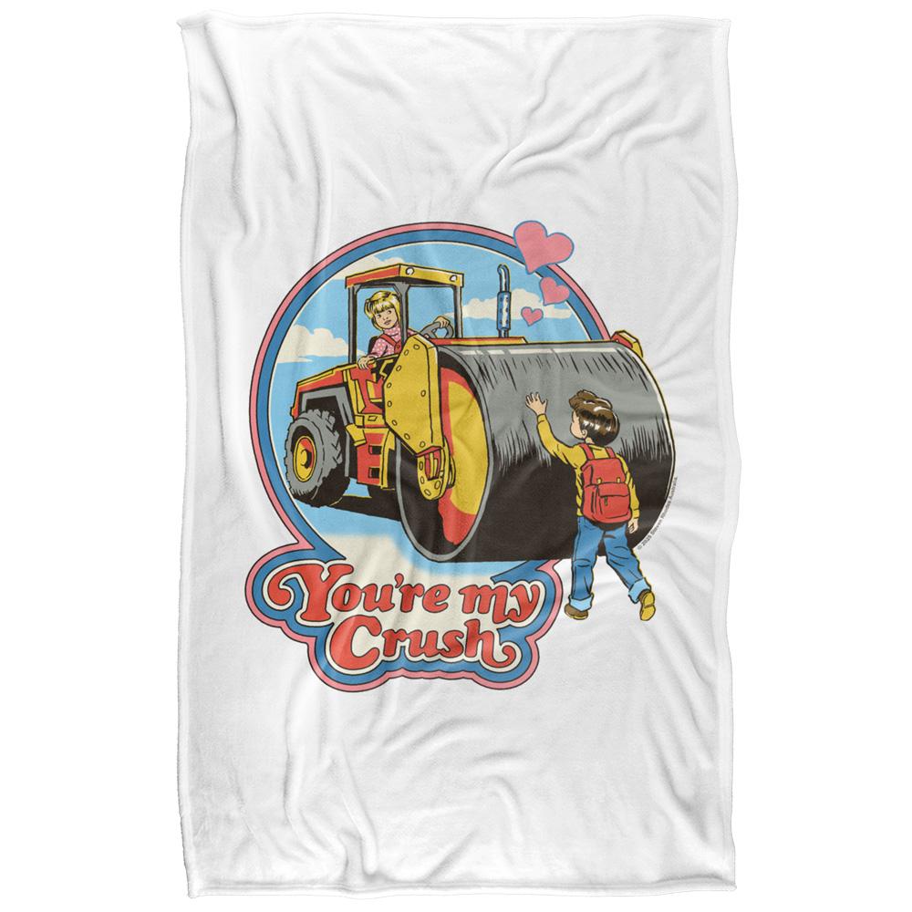 White-Multicoloured - Back - Steven Rhodes You´re My Crush Soft Touch Blanket