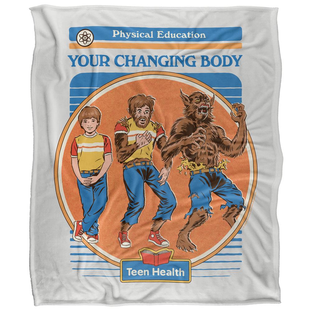 Grey-Multicoloured - Front - Steven Rhodes Your Changing Body Soft Touch Blanket